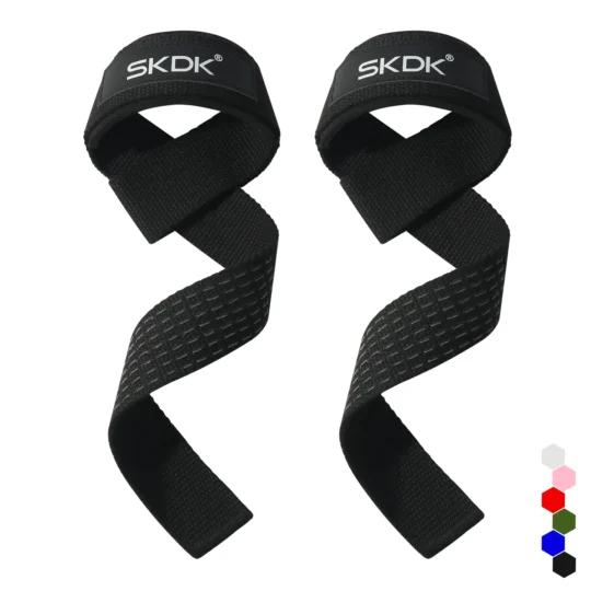 GOUNOD Weightlifting Wrist Straps Strength Training Adjustable Non-slip Gym Fitness Lifting Strap Wrist Support Grip Band
