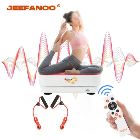 Vertical Vibration Plate Seniors & Teens Silicone Surface Magnetic Heating Fitness Home Efficient Resonance Fitness Machine
